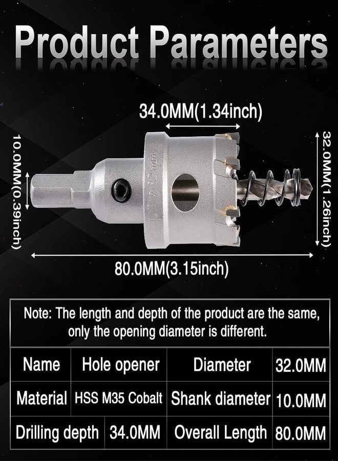 NIKTION Tungsten Carbide Tip Hole Saw TCTHS 32 (32mm) - Image 2